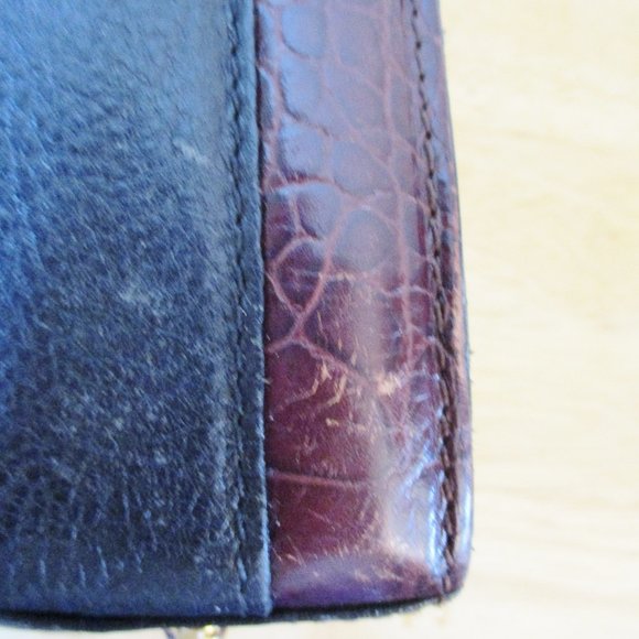 Vintage Bally Black Leather and Brown Croc Embossed Crossbody/Shoulder Handbag - Picture 15 of 15